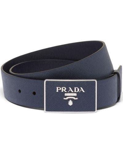 blue prada belt|Prada belt with pouch.